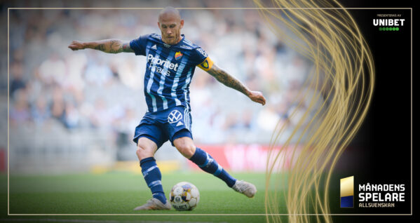 Magnus Eriksson är Månadens Spelare i juli