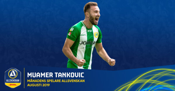 Tankovic är Månadens spelare i augusti