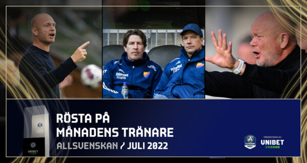 Nominerade till Månadens Tränare i juli