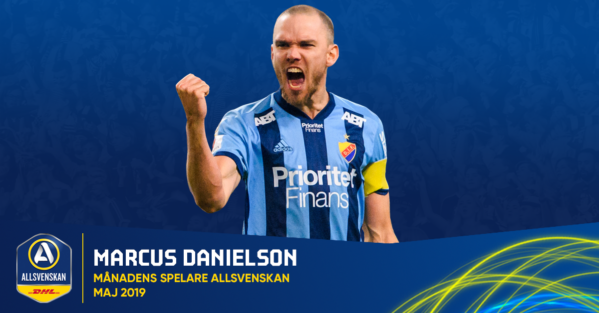 Marcus Danielson är Månadens spelare i juli