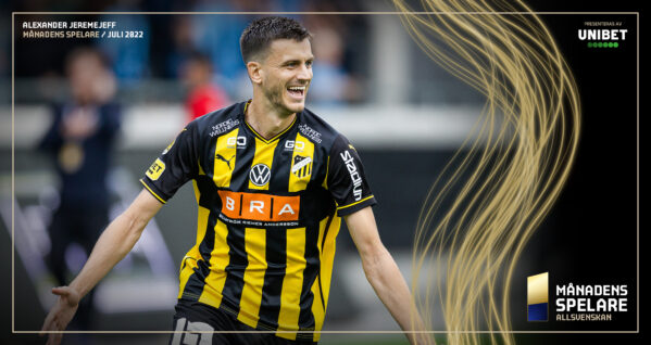 Alexander Jeremejeff är Månadens Spelare