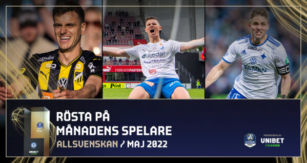 Nominerade till Månadens Spelare i maj