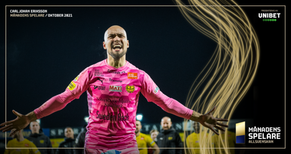 Carljohan Eriksson är Månadens Spelare i oktober