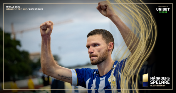Marcus Berg vinner Månadens Spelare i augusti