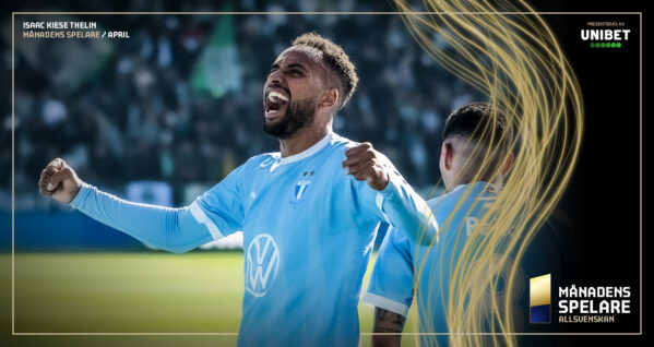 Kiese Thelin vinner Månadens Spelare: “En väldigt fin månad”