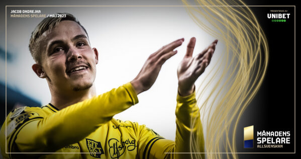Jacob Ondrejka är Månadens Spelare i maj