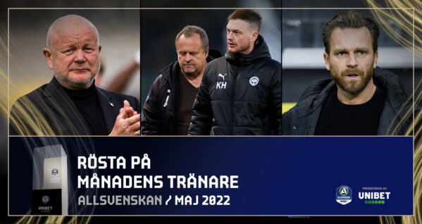 Nominerade till Månadens Tränare i maj