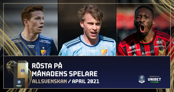 Rösta på månadens spelare och tränare