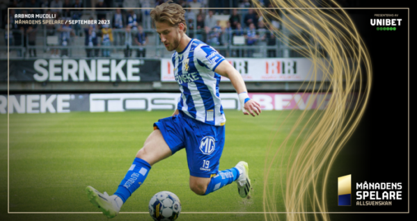 Arbnor Muçolli framröstad till Månadens Spelare